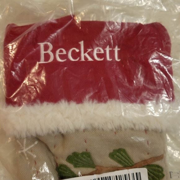 Pottery Barn Woodland Stocking Truck with Reindeer - Beckett - red & tan - Picture 2 of 14